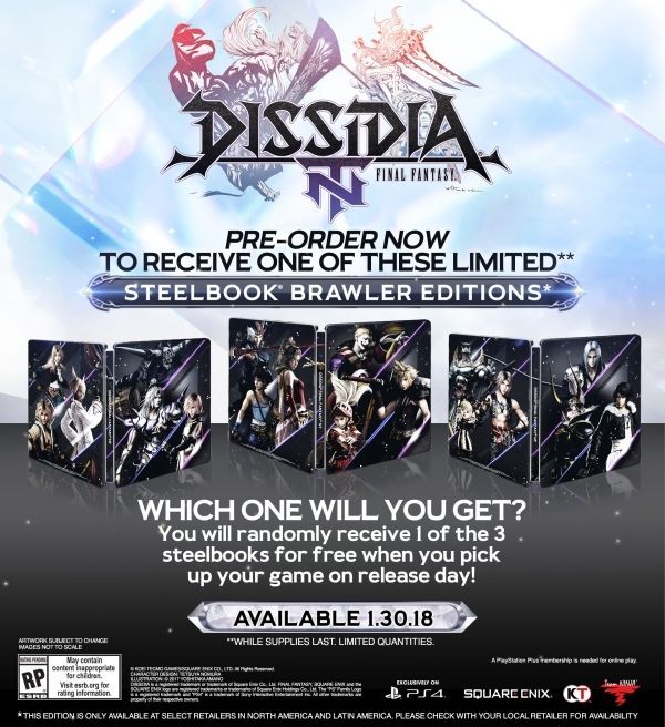 Dissidia Final Fantasy NT ya tiene fecha de lanzamiento en Japn y USA Imagen 3