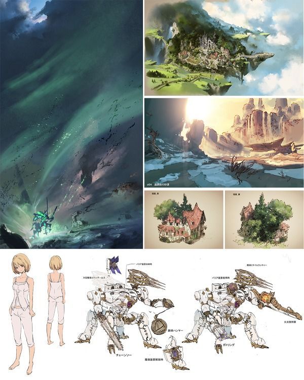 Se muestran nuevas ilustraciones de Granblue Fantasy Re: Link Imagen 2