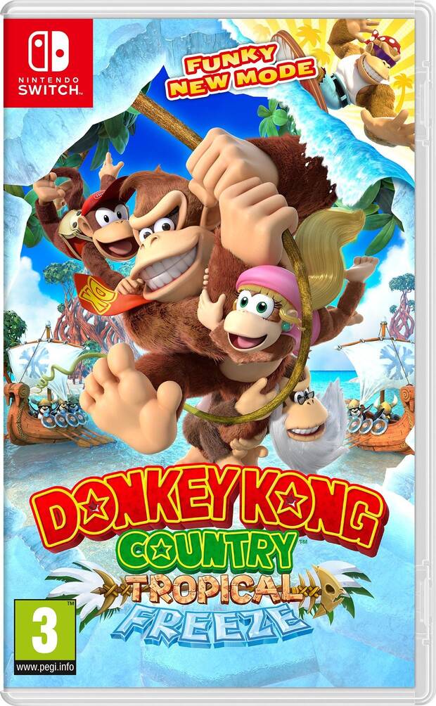 Donkey Kong Country: Tropical Freeze tiene portada reversible Imagen 3