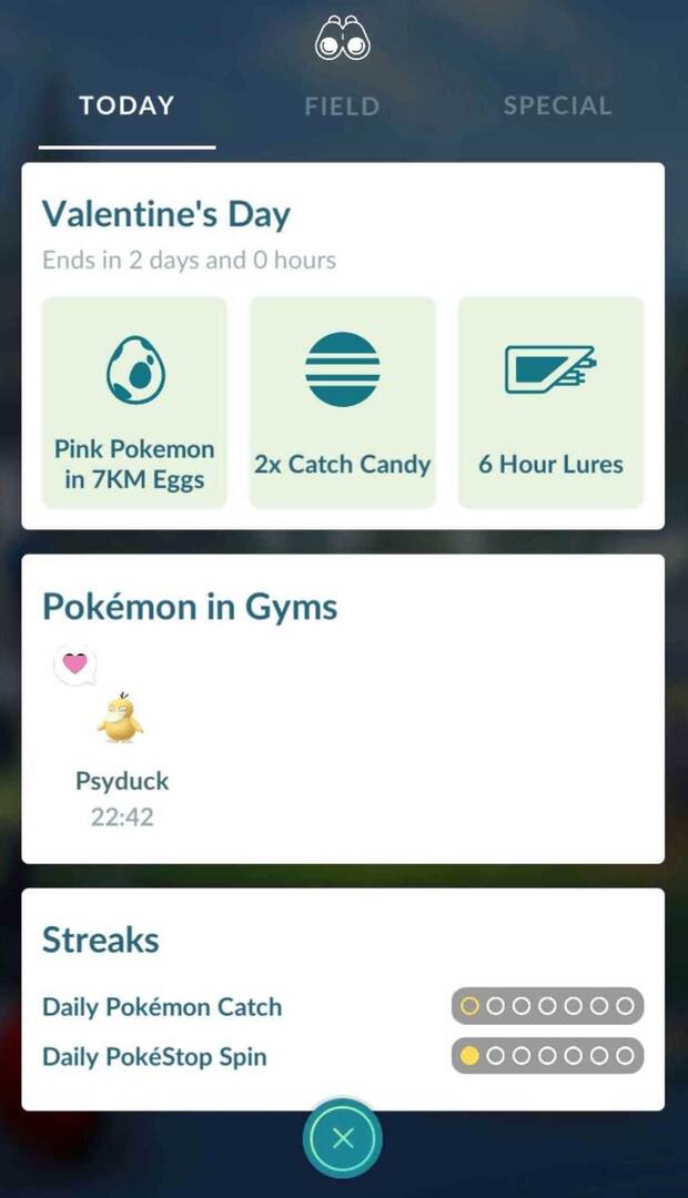 Pokmon Go - Un nuevo men para mantenerse informados