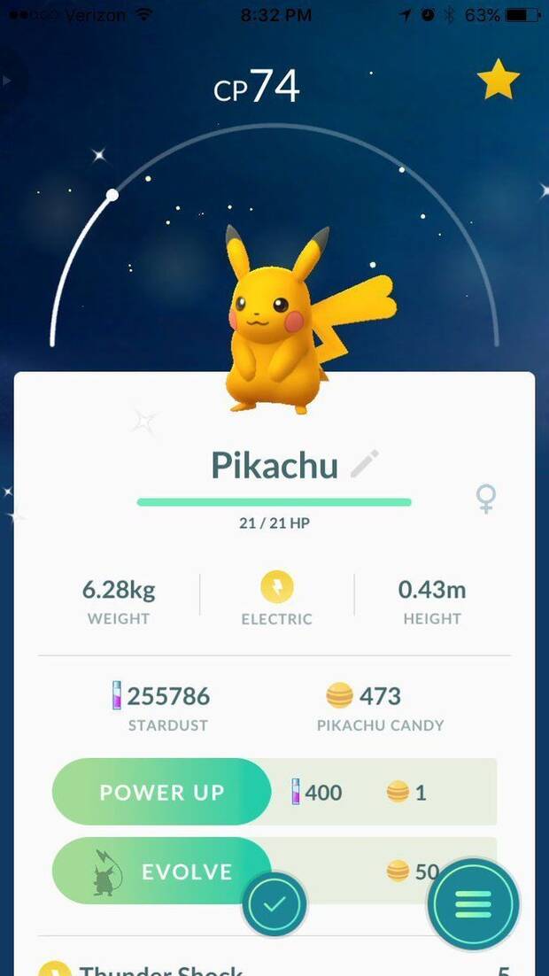 Un Pikachu shiny salvaje apareci en Pokmon GO Imagen 2