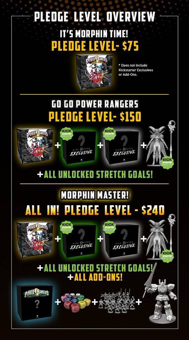 Un juego de mesa de Power Rangers supera su campaa en Kickstarter Imagen 2