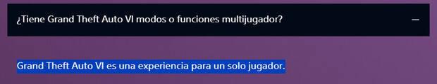 GTA 6 es un juego para un jugador y podr�a no incluir GTA Online
