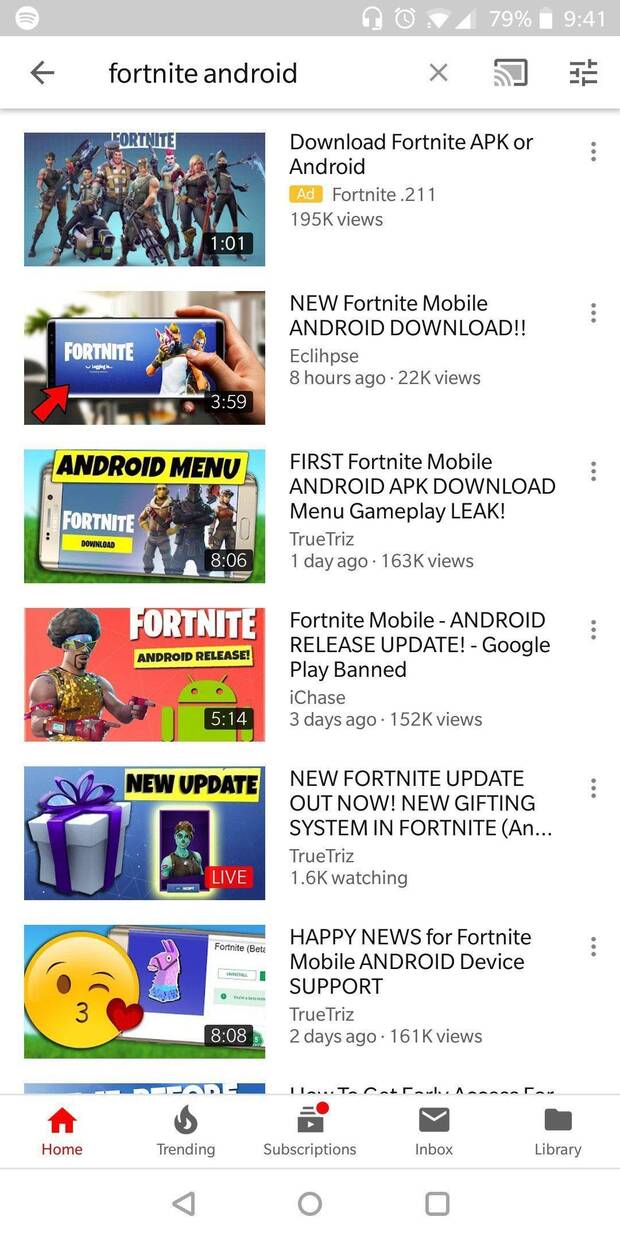 Alerta de seguridad por el aumento de anuncios falsos de Fortnite para Android Imagen 2