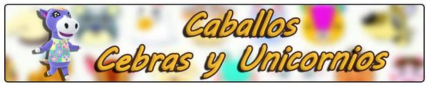 Animal Crossing: New Horizons - Todos los personajes y vecinos - Caballos, cebras y unicornios