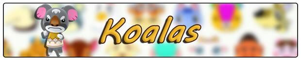 Animal Crossing: New Horizons - Todos los personajes y vecinos - Koalas
