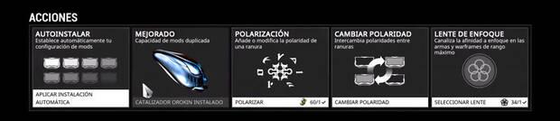 Guía Warframe - para qué sirven las formas y cómo se usan