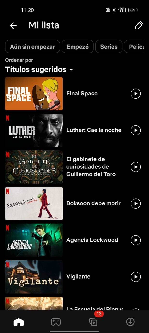 Netflix Mi Lista
