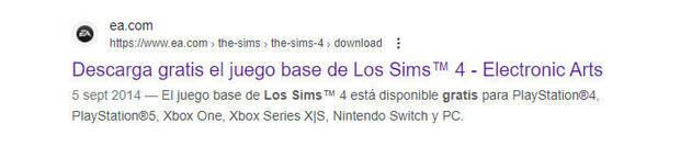 Los Sims 4 descarga gratis