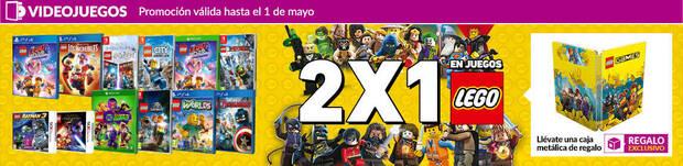 GAME presenta la promocin 2X1 en juegos de LEGO con caja metlica de regalo Imagen 2