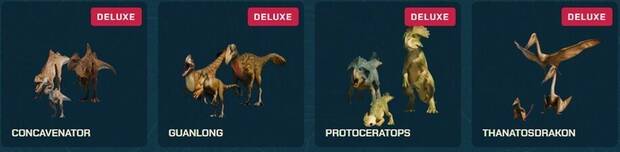 Jurassic World Evolution 3 - Dinosaurios DLC de la edición Deluxe
