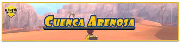Todos los Pokémon de la Cuenca Arenosa en La Isla de la Armadura