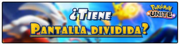 żSe puede jugar en pantalla dividida a Pokémon Unite?