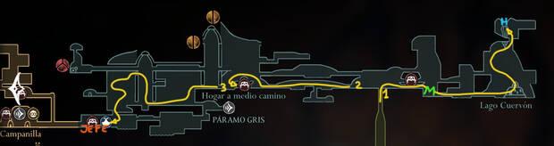 Hollow Knight Silksong - Mejor ruta para completar el Acto 1: Páramo Gris