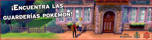 Pokémon Espada y Escudo dónde están las guarderías
