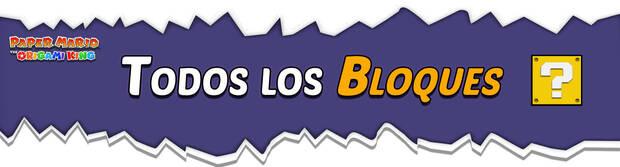 Todos los Bloques ? golpeados en Paper Mario: The Origami King