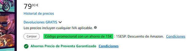 Grand Theft Auto VI de oferta por 64,90 euros