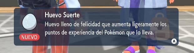 Pokémon Escarlata y Púrpura - Ventajas y efectos del Huevo Suerte