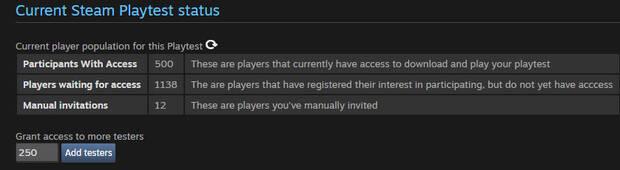Steam permite a los desarrolladores invitar a los jugadores a probar sus juegos Imagen 3