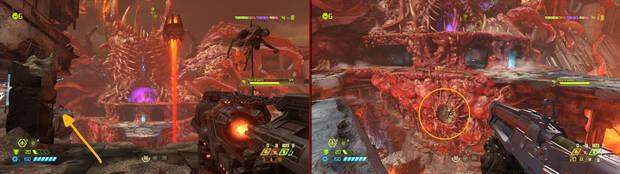 Guía DOOM Eternal - Misión 5: Supernido sangriento - Gran zona de las llaves