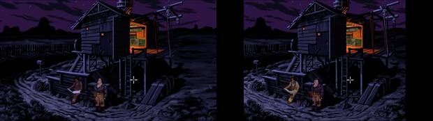 Este tipo de remasterizaciones tienen mucho mérito, ya que no solo hay que redibujar todo, sino que además hay que 'inventarse' las zonas laterales que aporta el formato panorámico 16:9.