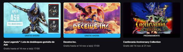 Juegos gratis Epic Games Store hasta el 21 de noviembre de 2024