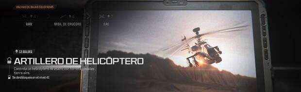 Call of Duty Modern Warfare 3 (2023) - Racha de bajas: Artillero de helicóptero