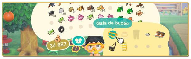Animal Crossing: New Horizons - Dónde conseguir las gafas de buceo