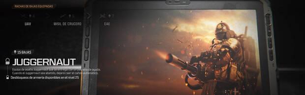 Call of Duty Modern Warfare 3 (2023) - Racha de bajas: Juggernaut