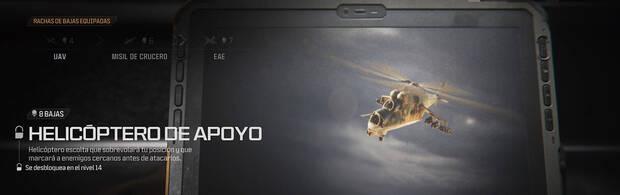 Call of Duty Modern Warfare 3 (2023) - Racha de bajas: Helicóptero de apoyo