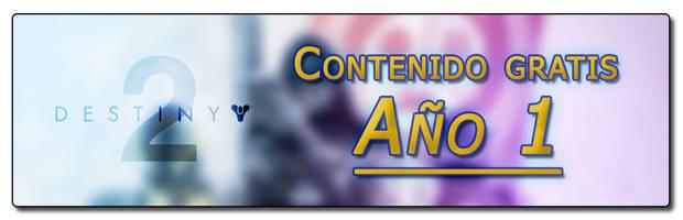 Destiny 2 Nueva Luz - Contenidos gratis del Año 1