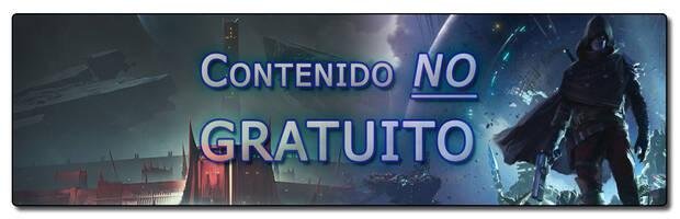 Destiny 2 - ¿Qué contenido NO se incluye gratis en Nueva Luz?