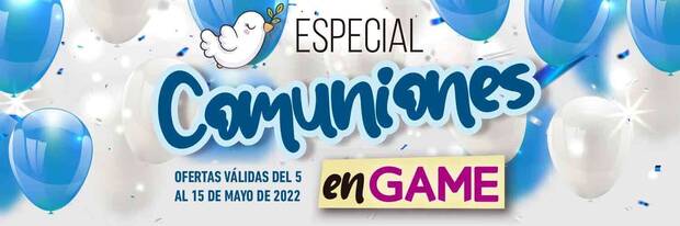 Ofertas especiales de comuniones en GAME