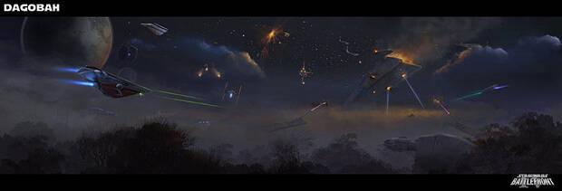 Una ilustración del también cancelado Star Wars Battlefront IV.