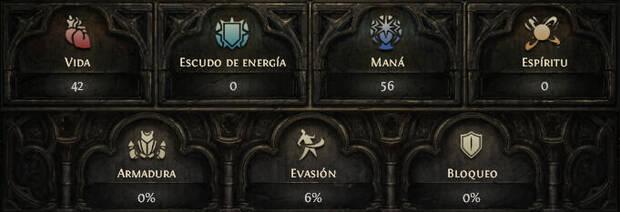 Path of Exile 2 - Explicación de estadísticas básicas