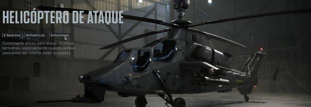Battlefield 6 - Vehculo Helicptero de ataque