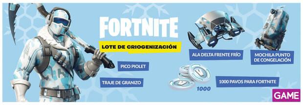 GAME detalla su incentivo por reserva para Fortnite: Lote de Criogenizacin Imagen 3