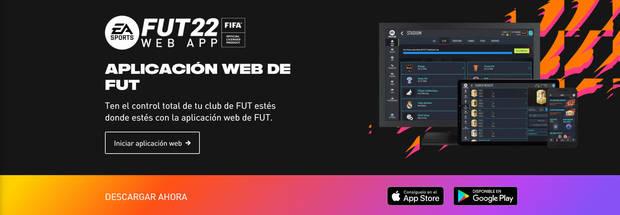 FIFA 22: Ya disponible para descargar la Web App de FUT en PC