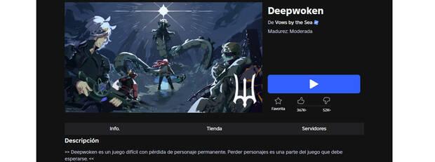 Mejores juegos de Roblox: Deepwoken