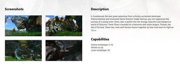 El cancelado Scalebound reaparece en Xbox One Store por error Imagen 3