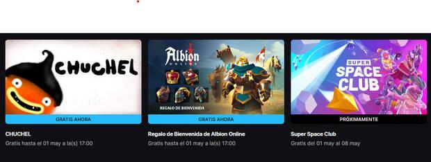 Nuevo juego gratis de Epic Games Store.