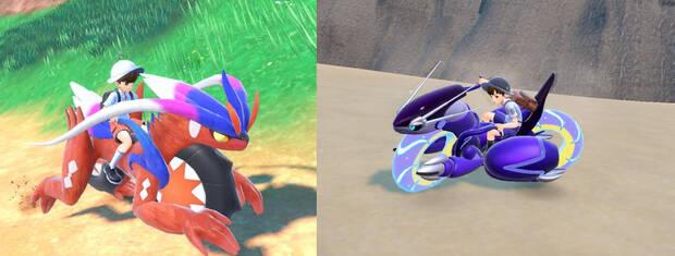 Pokémon Escarlata y Púrpura - Monturas terrestres