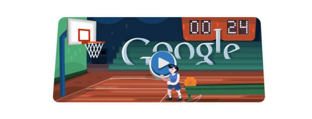 Juego Doodle de Google: Baloncesto