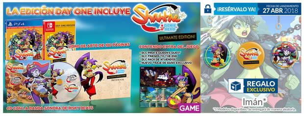 Shantae Half-Genie Hero Ultimate Edition tendr regalo exclusivo en GAME Imagen 2