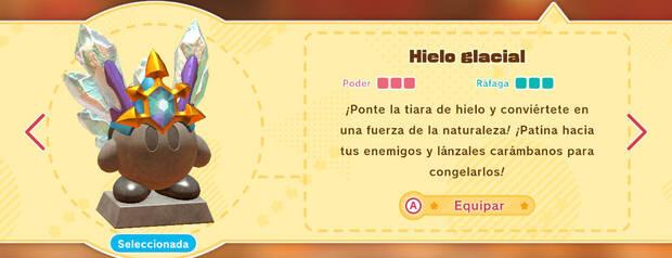 Kirby y la tierra olvidada - Habilidad Hielo glacial