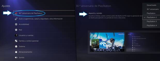 Cmo activar los temas especiales por el 30 aniversario en PS5