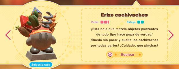 Kirby y la tierra olvidada - Habilidad Erizo cachivaches
