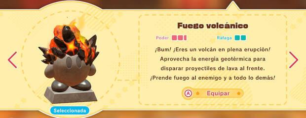 Kirby y la tierra olvidada - Habilidad Fuego volcánico