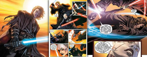 Star Wars - El origen de la cicatriz de Anakin en el cómic Star Wars: Republic #71