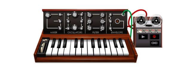 Juego Doodle de Google: 78 aniversario del nacimiento de Robert Moog
